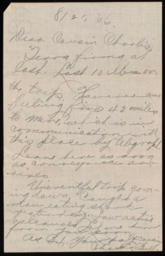 Letter to Charles M. Sparks from C. E. Bull, 1