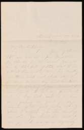 Letter from Nellie Verrill to Henry R. Mighels, April 20, 1865