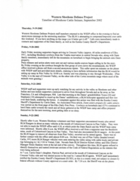 Timeline of Shoshone Cattle Seizures, September 2002