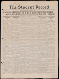 The Student Record, 1910-04-09