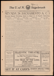 The U. of N. Sagebrush, 1913-10-01