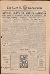 The U. of N. Sagebrush, 1915-01-26