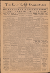 The U. of N. Sagebrush, 1917-03-27