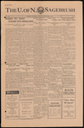 The U. of N. Sagebrush, 1919-01-28