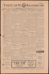 The U. of N. Sagebrush, 1919-04-01