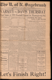 The U. of N. Sagebrush, 1919-11-27