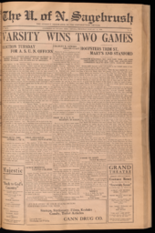 The U. of N. Sagebrush, 1920-01-22