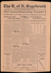 The U. of N. Sagebrush, 1920-10-28