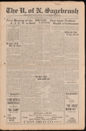 The U. of N. Sagebrush, 1921-09-22