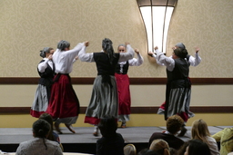 Dancers performing