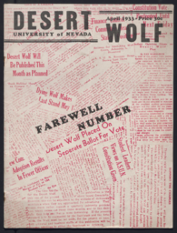 Desert Wolf, Volume 11, Issue 4, 1933-04