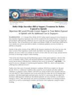 Heller Helps Introduce Bill to Support Treatment for Babies Exposed to Opioids