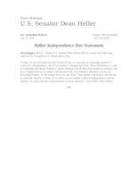 Heller Independence Day Statement