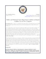 Heller Joint Release on Cad Tax Repeal