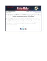 Heller Letters to IRS re casinos