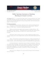 Heller Opening Statement at Hearing on