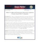 Heller PPD out of HELP Committee