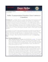 Heller Provisions in Commerce transportation bill