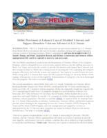 Heller Provisions to Enhance Care of Disabled Veterans and Support Homeless Veterans Advance in U.S. Senate