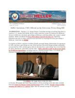 Heller Questions CMS Official on his Electronic Prescribing Bill