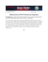 Heller Reaction to POTUS Statement Immigration