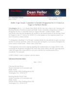 Heller Requests I 11 Designation to northern border