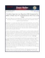 Heller SEC Bill