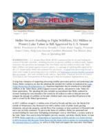 Heller Secures Funding to Fight Wildfires, $12 Million to Protect Lake Tahoe in Bill Approved by U.S. Senate