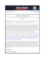 Heller SelectUSA Committee Passage