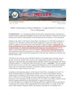 Heller Statement on House Members' Congressional Vacation to Yucca Mountain