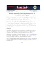 Heller Statement on NSA Group Review Recs