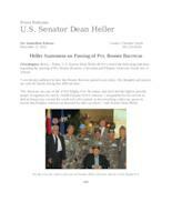 Heller Statement on Passing of Romeo Barreras 12.12