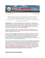 Heller to Department of Transportation Choose Nevada as Location for National Dialogue on Autonomous Vehicles