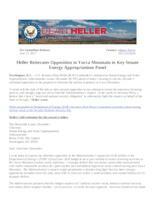 Heller To Senate Energy Panel on Yucca