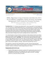 Heller, Bipartisan Group of Senators Introduce Fix NICS Act to Enhance Compliance, Ensure Accuracy of Existing Background Check System for Firearms Purchases