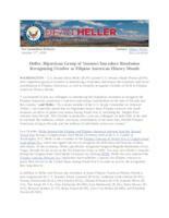 Heller, Bipartisan Group of Senators Introduce Resolution Recognizing October as Filipino American History Month