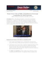 Heller, Lee Introduce Flood Insurance Amendment