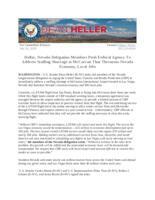 Heller, Nevada Delegation Members Push Federal Agency To Address Staffing Shortage at McCarran That Threatens Nevada Economy, Local Jobs