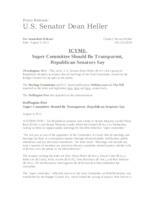 ICYMI Budget Control Committee Transparency Act