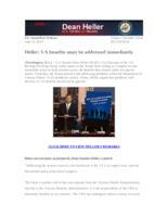 ICYMI Heller Backlog Senate Floor Speech