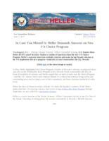 ICYMI Heller Demands Answers On New VA Choice Program