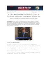 ICYMI Heller OPM Speech