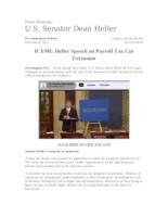 ICYMI Heller Payroll Tax Cut Extension