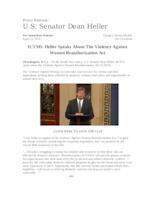 ICYMI Heller Speaks About VAWA