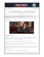 ICYMI Heller Speaks on Cadillac Tax Repeal