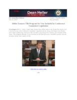 ICYMI Heller Speaks on TBI Vets Booker