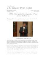 ICYMI Heller Speaks September 11th and Jobs For Vets