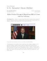 ICYMI Heller Supports Bipartisan Vets Bill