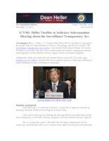 ICYMI Heller Testifies at Judiciary Subcommittee