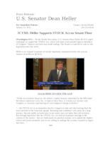 ICYMI Sen Heller Speaks on STOCK Act